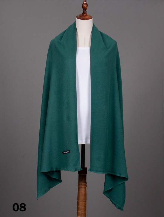 SOLID CASHMERE PASHMINA SCARF